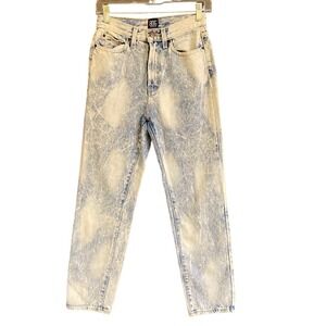 BDG Urban Outfitters Womens 25 High Rise Slim Straight Acid Wash Jeans Blue
